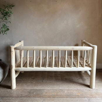 Rustic Wood Garden Sofa