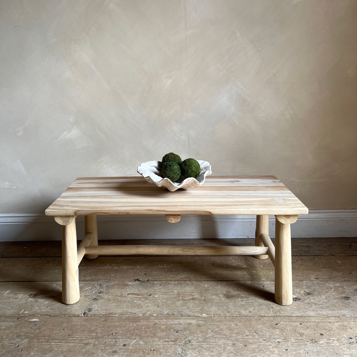 Rustic Wood Garden Coffee Table