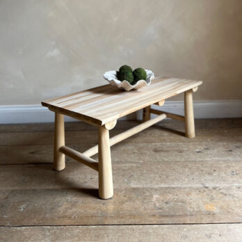 Rustic Wood Garden Coffee Table