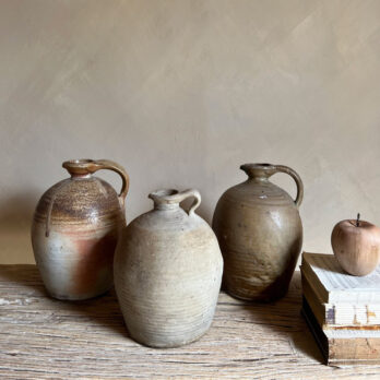 Antique French Earthenware Jug | Medium