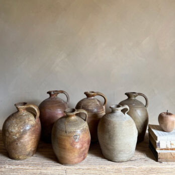 Antique French Earthenware Jug | Medium