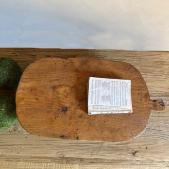 Vintage rustic tray stool | Noa