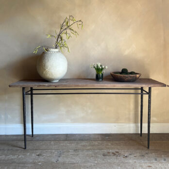 Rustic wood console table | Noah