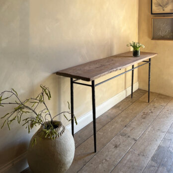 Rustic wood console table | Noah