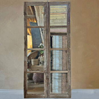 Antique tall oak mirrors | Zellie