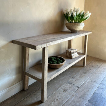 Reclaimed pale console table | Oliver