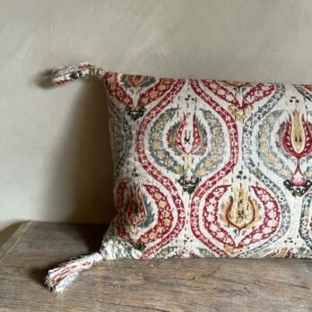 Cushion with stitching detail |Flora
