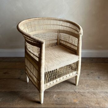 Hand woven rattan chair