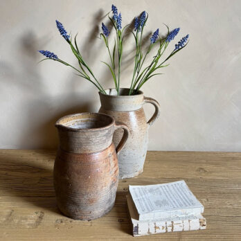 Antique French Earthenware Pitcher | Medium