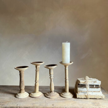 Vintage wooden candle holder S| 27-32