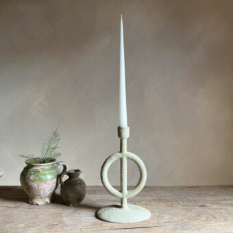 Sculptural rustic textured candlestick