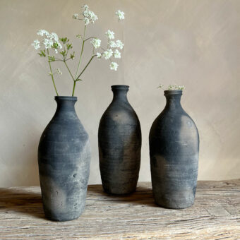 Gray stoneware Vase | Aziza