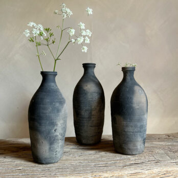Gray stoneware Vase | Aziza