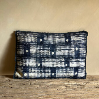 Indigo print cushion 60x40cm | Kamari