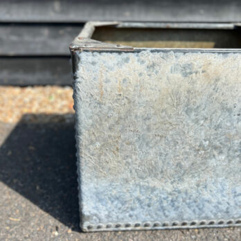 Vintage water tank planter | B