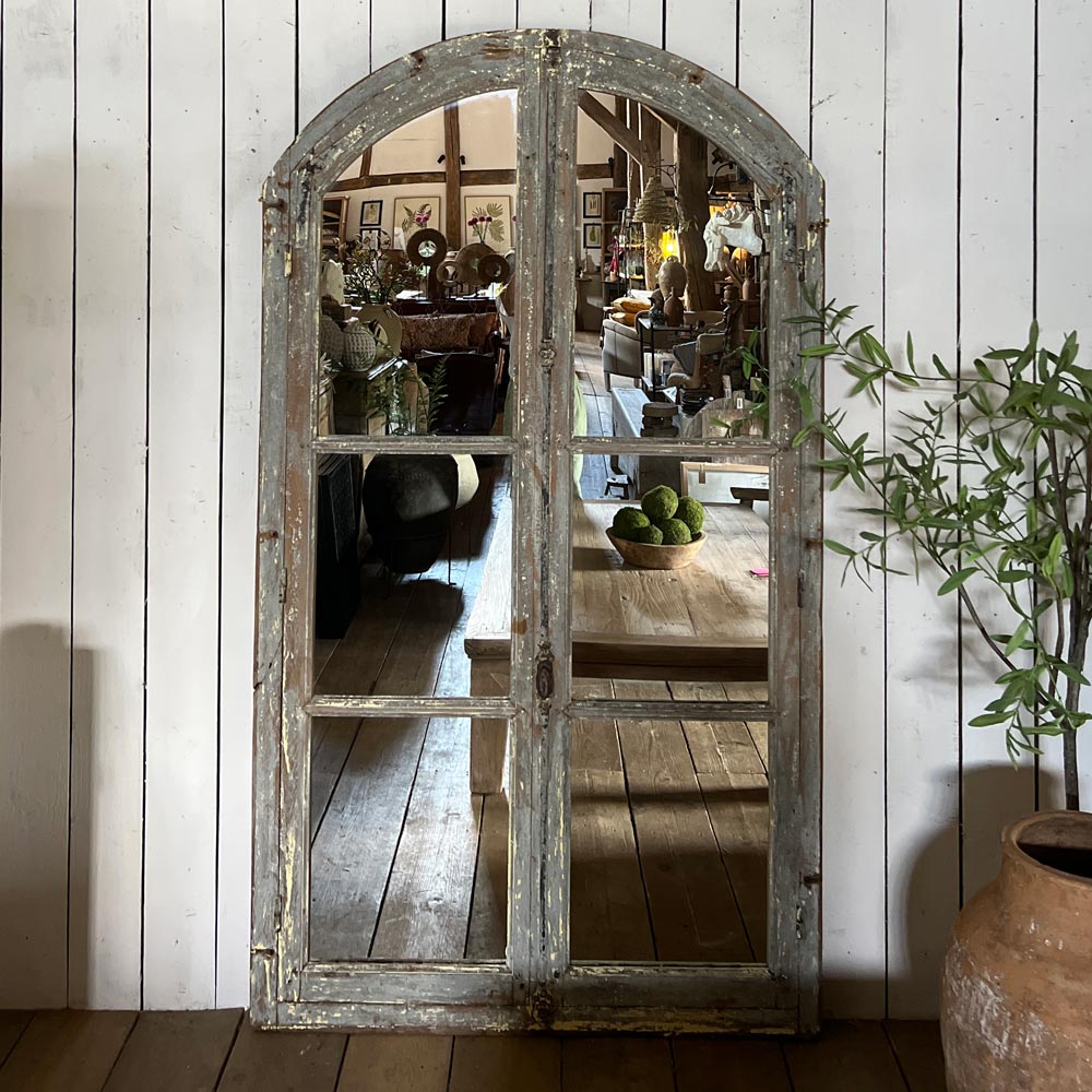 Antique Arched Window Mirror Valerie