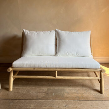 Teak branch outdoor sofa