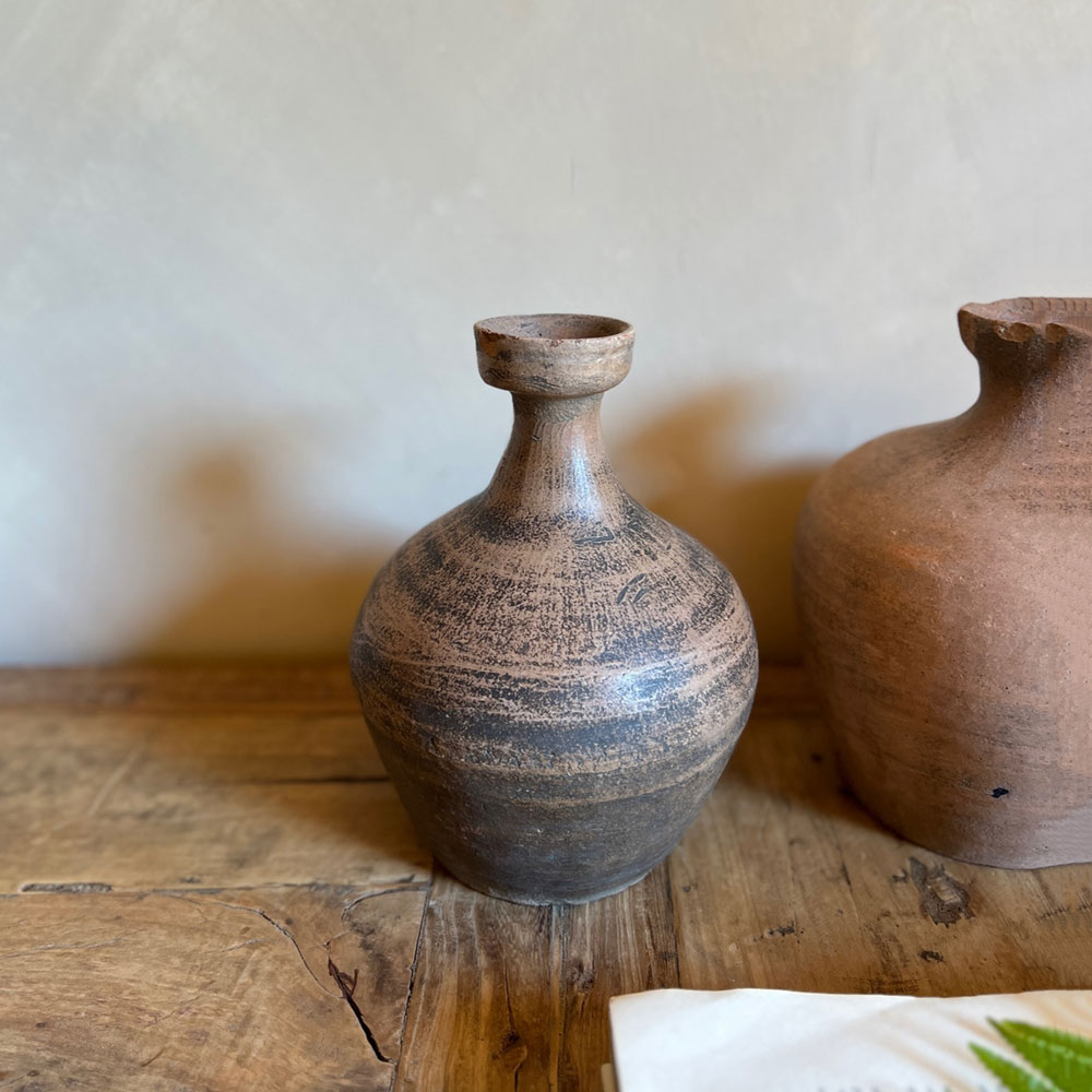 Antique Rice Wine Urn Terracotta A