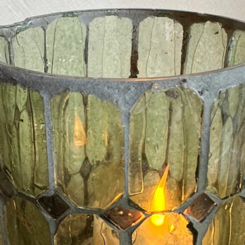 Mosaic Glass Tealight Holder Small