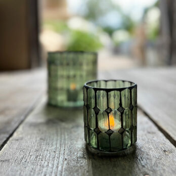 Mosaic Glass Tealight Holder Small