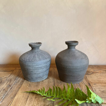 Antique Rice Wine Urn Black S