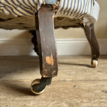 Antique Iron Back Armchair Sylvie