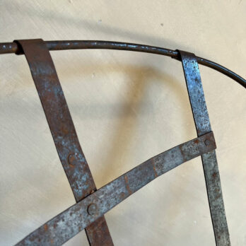 Antique Iron Back Armchair Sylvie