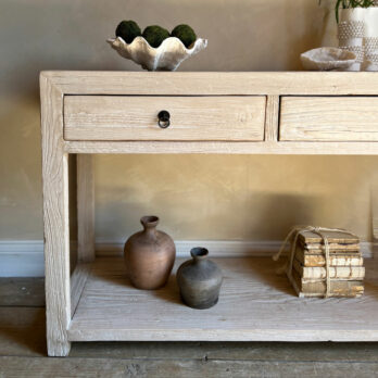 Fawley Elm Console Table