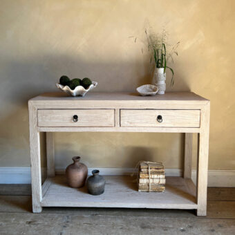Fawley Elm Console Table