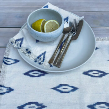Ikat cotton placemat / napkin