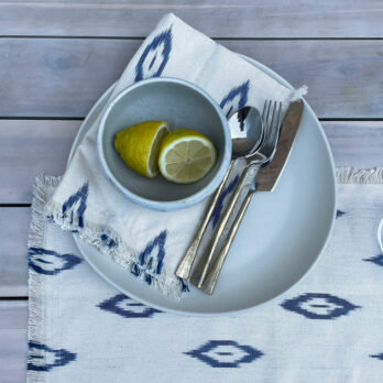 Ikat cotton placemat / napkin