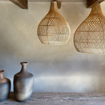 Woven Rattan Pendant Shadel