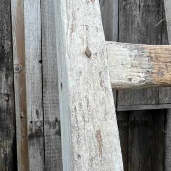 Rustic wooden decorators Ladder