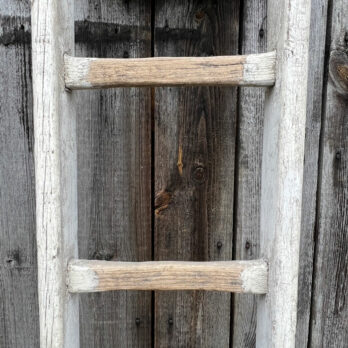 Rustic wooden decorators Ladder