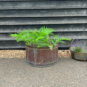 Large Antique copper Planter