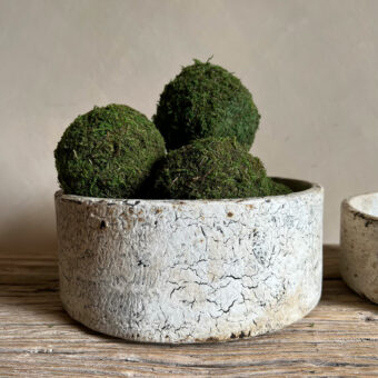 Rustic crackle bowl large