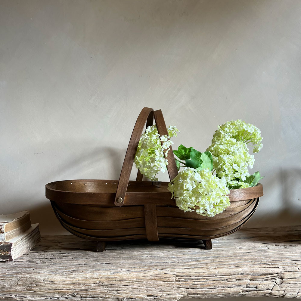 Woven trug basket Large