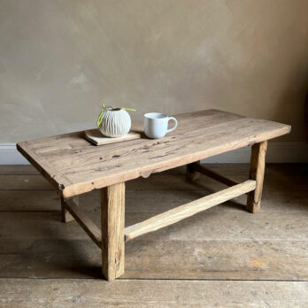 Antique rustic coffee table Laurel