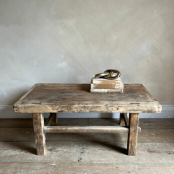 Antique rustic coffee table Leighton