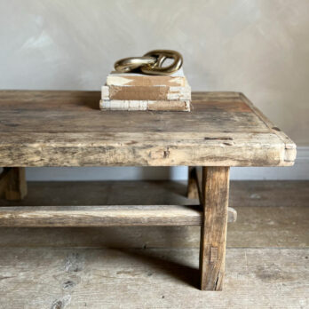 Antique rustic coffee table Leighton