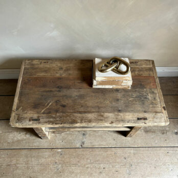 Antique rustic coffee table Leighton