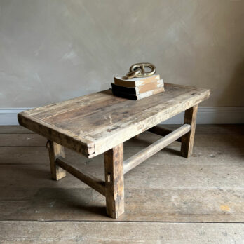 Antique rustic coffee table Leighton