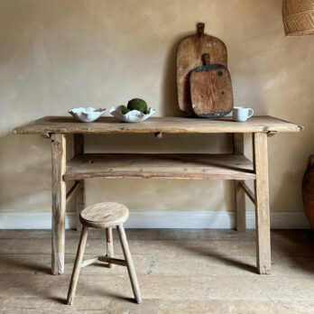 Antique console island with shelf | Leona