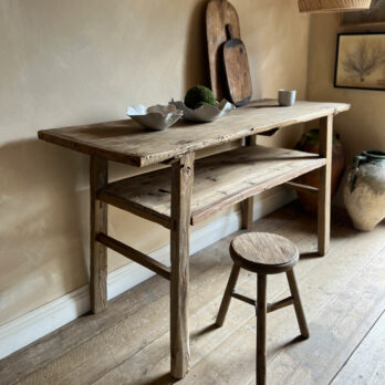 Antique console island with shelf | Leona