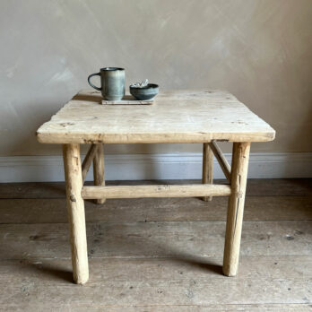 Antique square side table | Lorne