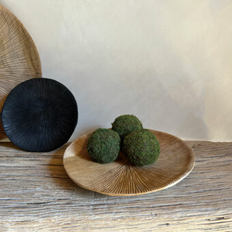 Carved Teak Plate Medium