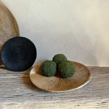 Carved Teak Plate Medium