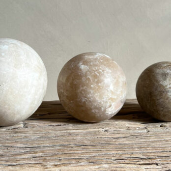 Solid stone sphere 12cm