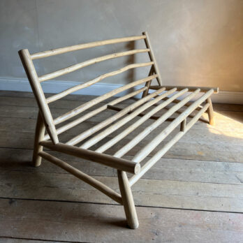 Teak branch outdoor sofa
