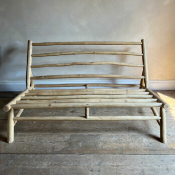 Teak branch outdoor sofa